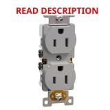 X Series 15A/125V Tamper-Resistant Outlet