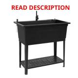 24 in. D x 40 in. W 27 Gal Sink