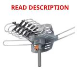 Digital Outdoor Amplified TV Antenna 360