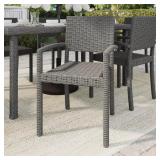 2- Martha Stewart Outdoor Rattan Armchair