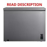 10 cu. ft. Manual Defrost Chest Freezer, Grey