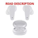 White Wireless ANC Bluetooth In-Ear Buds