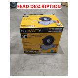 3" led black round gumball canless down nlight