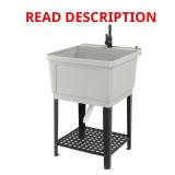 Freestanding Laundry Sink w/ Faucet