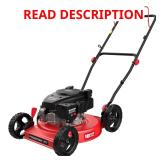 POWERSMART 18-Inch Gas Push Mower, 144cc Red