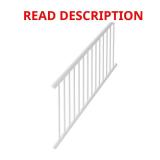 36 in. H Aluminum Deck Railing Panel White