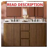 Wilsham 61 in Double Sink Vanity with Quartz