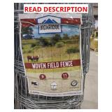 Iron ridge woven field fence whole roll