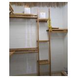 Wooden Wall Mounted Shelving Unit