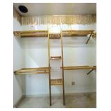 Wooden Wall Mounted Shelving Unit