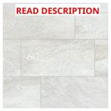 Skid Sanbristol White Marvel 24x48 Tile, Some Cas