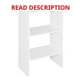 25 in. W White 3-Shelf Closet System