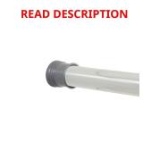 NeverRust 86" Aluminum Tension Rod, Chrome