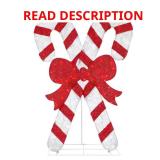 Home Accents 5 ft Twinkling Candy Canes Decor