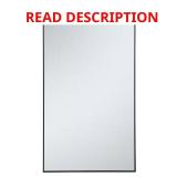Large Rectangle Black Mirror (60x36)