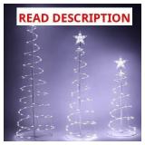 3 4 5ft LED Yard Light Set, 3 Pack