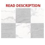 (4) FloorPops 10ct Langley Peel & Stick Tiles Gra