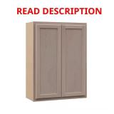 27 in. Wall Kitchen Cabinet, Unfinished