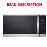 LG 1.8 cu ft 30" OTR Microwave with EasyClean