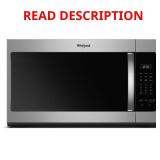 Whirlpool 2-Speed Fan 1.7 cu ft Microwave SS