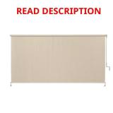 3- Champagne Cordless UV Blocking Shade 120x96, *