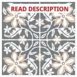 FloorPops Lillium Blue Peel & Stick Tiles