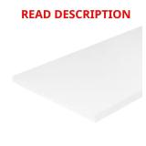 (2) EVB 48 in. Wall Shelf - White Wood Laminate