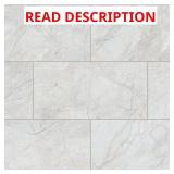 (2) Blauser Marble Vinyl Tile Flooring, 37" L