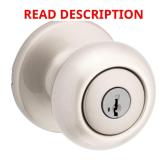 Box Lot of Kwikset Cove Satin Nickel Door Knob