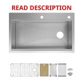 36" Zero Radius Sink