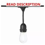 10-Light 20 ft Outdoor Solar LED String Light