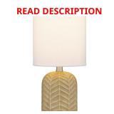 Carpri 12" Taupe Table Lamp with Nickel Shade