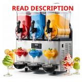VEVOR Commercial Slushie Machine 15Lx3