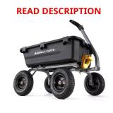 7 cu. ft. Poly Yard Dump Cart