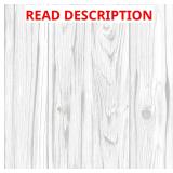 2- Inhome White Vinyl Wood Wallpaper NH3551