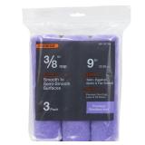 9 in. x 3/8 in. High-Capacity Roller (3-Pack)