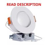 HALO RA 6" LED Canless Trim, 600-900 lm