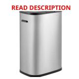 Tammi Kitchen 14.5-Gal Slim Trash Can-Damaged See