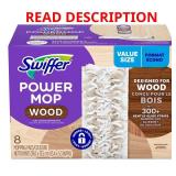Power Mop Wood Mopping Pad Refills