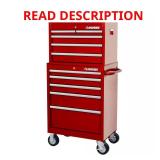 27 in. W Red Tool Chest Combo