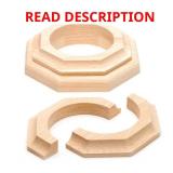 4 in. Dia Oak Cap and Base Set