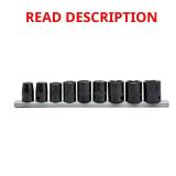 3/8 in Drive Metric Impact Socket Set