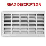 (6) Everbilt 24x12 White Return Air Grille