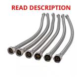 3/8 in. Crimp x 1/2 in. FIP 20" SS Faucet