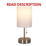Eastcott 15 in. Table Lamp, Brushed Nickel