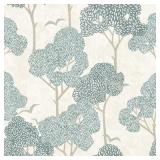 Brewster Peel & Stick Wallpaper Millie Blue