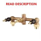 8 in. Fixed Brass 3-Handle Valve Body