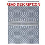 Positano Navy 7 ft. x 10 ft. Moroccan Rug