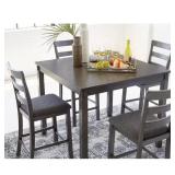 Bridson Gray 36 in. Dining Set