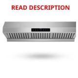 36 in. Under-Cabinet Range Hood, 900 CFM